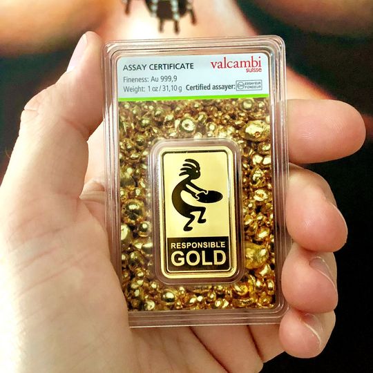 Goldbarren Responsible Gold